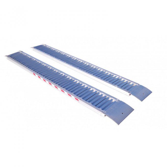 PAIRE DE RAMPES ALUMINIUM 2,50M x 35CM 1800KG